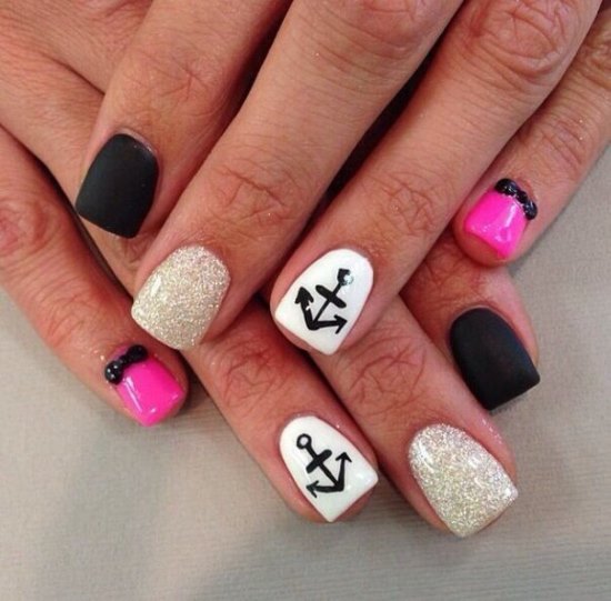 Anchor Toe Nail Designs 50 rocking anchor nail art designs nail design 