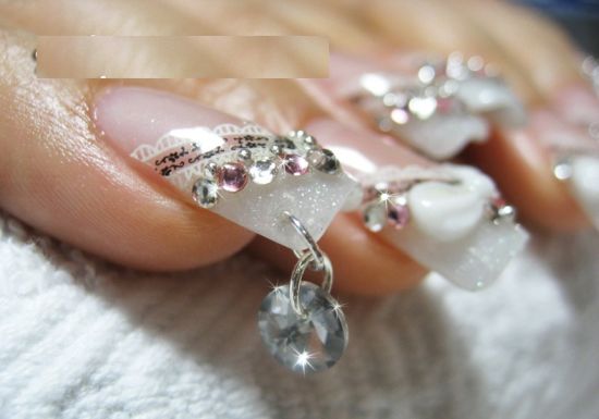 Diamond Embedded Nails