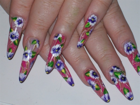 Floral Nail Designs