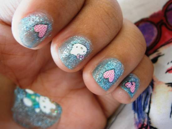 Hello Kitty Nail Art Ideas