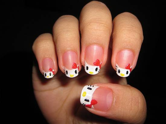 Hello Kitty Nail Art Ideas