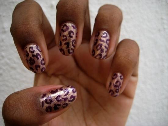 Leopard Print Nail Art