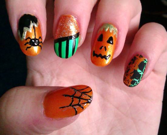 Halloween Nail Art Designs