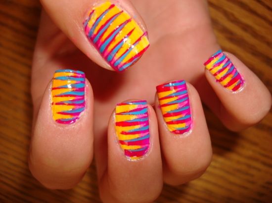 Striped Nails