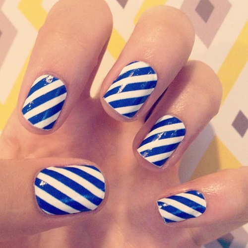  Striped Nails