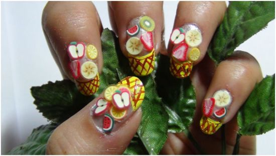 36 Fruit Nail Art Designs
