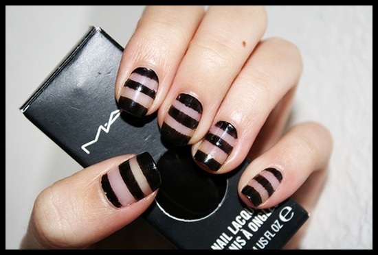 Striped Nail Designs