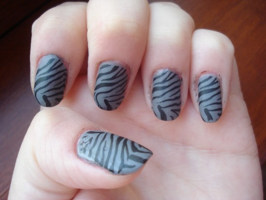 Zebra Nail Art Ideas