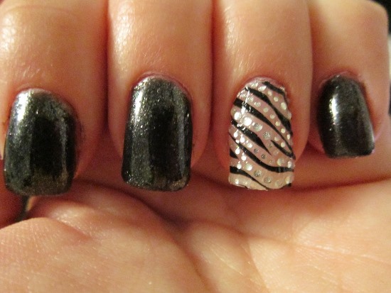 Zebra Nail Art Ideas