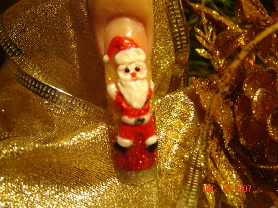 Santa Nails
