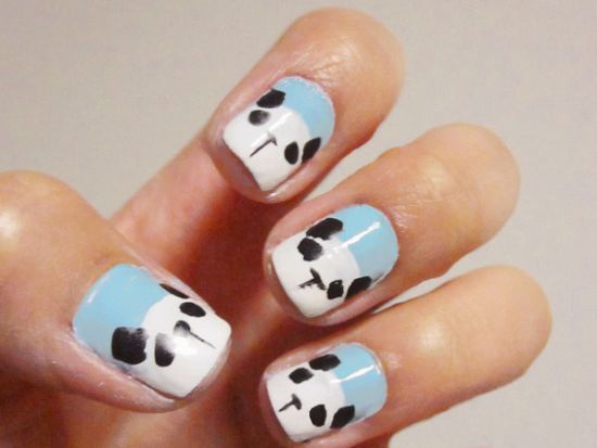 Panda Nails