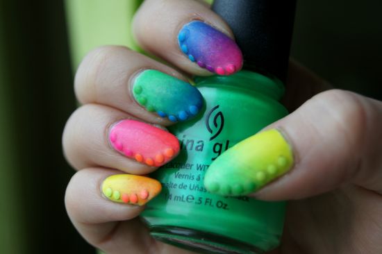 Rainbow Nail Polish
