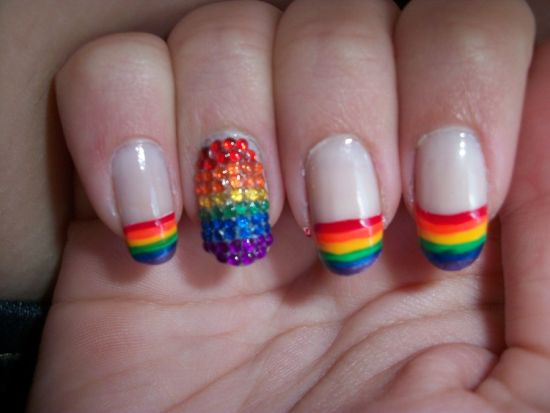 Rainbow Nail Designs