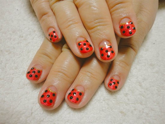 Ladybug Nails Designs
