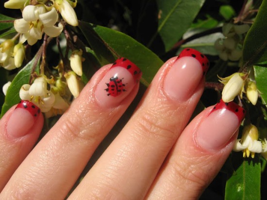 Ladybug Nail Art