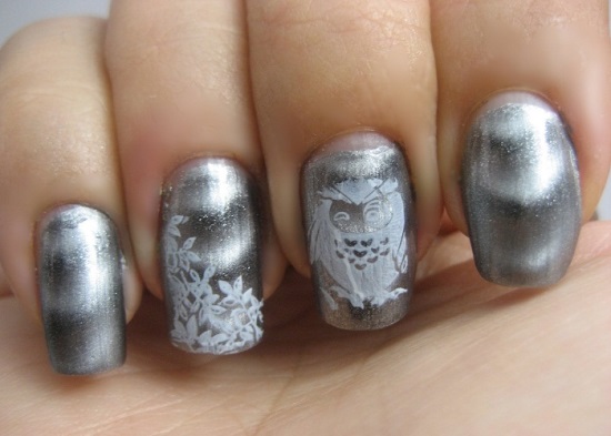 Silver Nail Designs