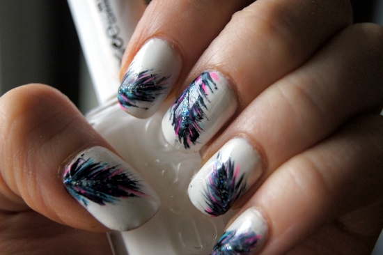 Feather Nail Art Ideas