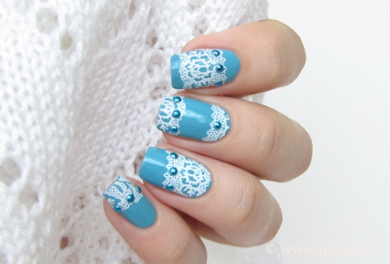 45 Elegant Lace Nail Art Designs For You
