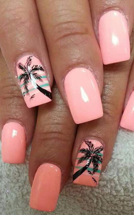 50 Hot Tropical Nail Art Designs For Summer