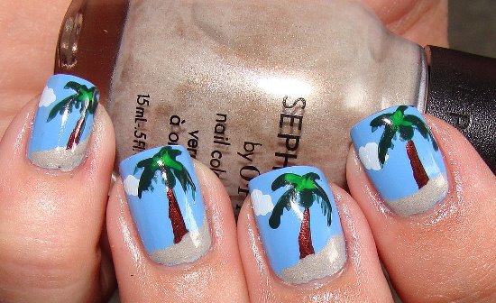 Tropical Nail Art Ideas