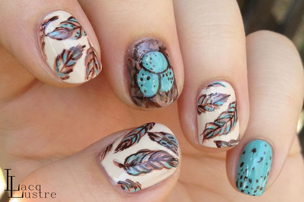 30 Heaven Sent Feather Nail Designs