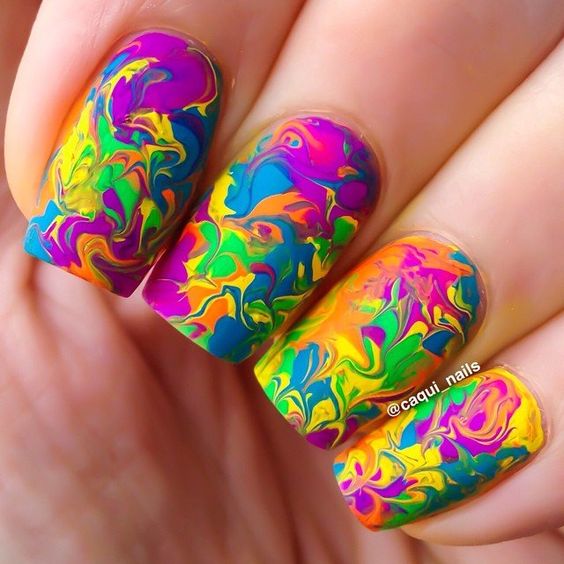 30 Colorful Nail Designs