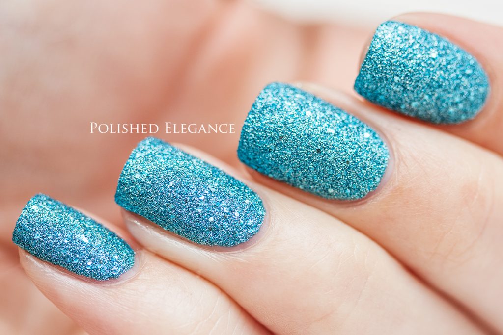 2. Light Blue Acrylic Nails with Diamonds - wide 1