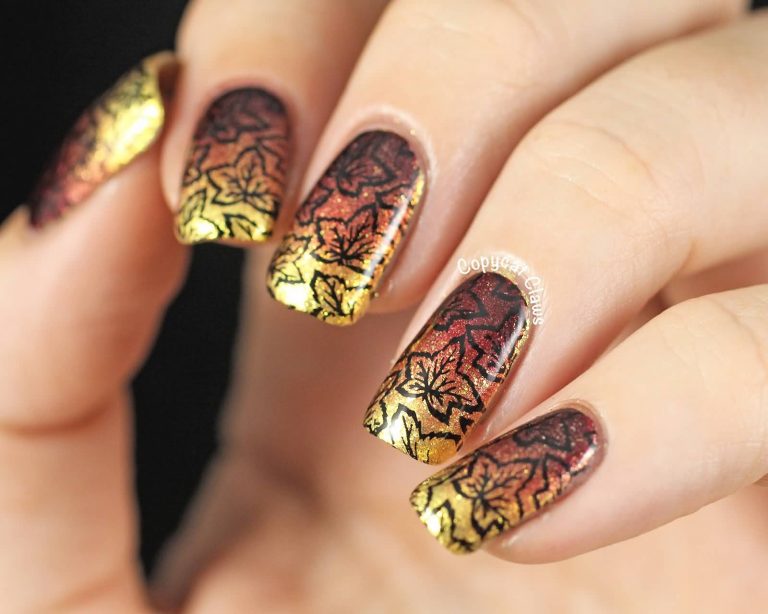 50 Golden Autumn Nails