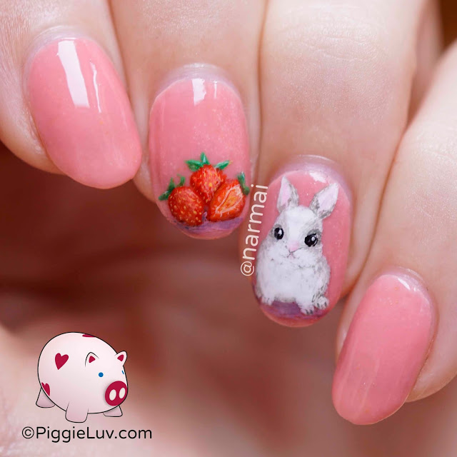 35 Cute-As-Hell Bunny Nails