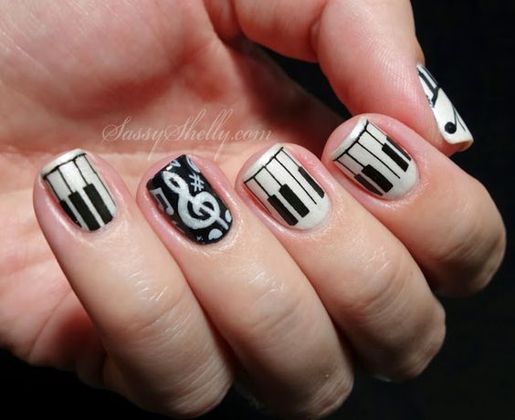 31 Music Nails For Music-Lovers