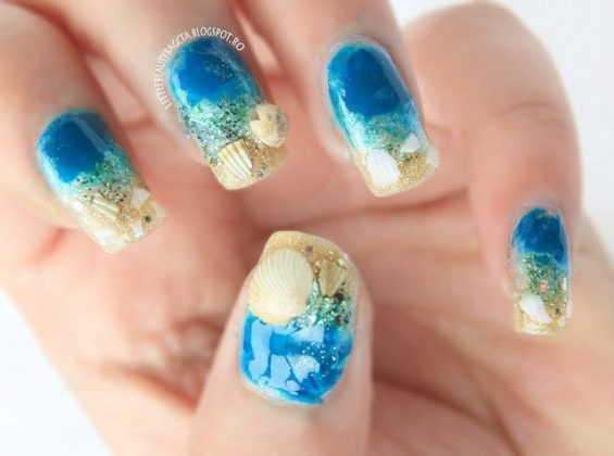 4. Seashell nail designs for a tropical look - wide 2