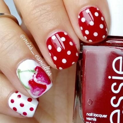 15 Sweet and Tart Cherry Nails
