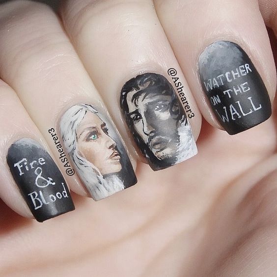 10 Game of Thrones Nail Art for Fans