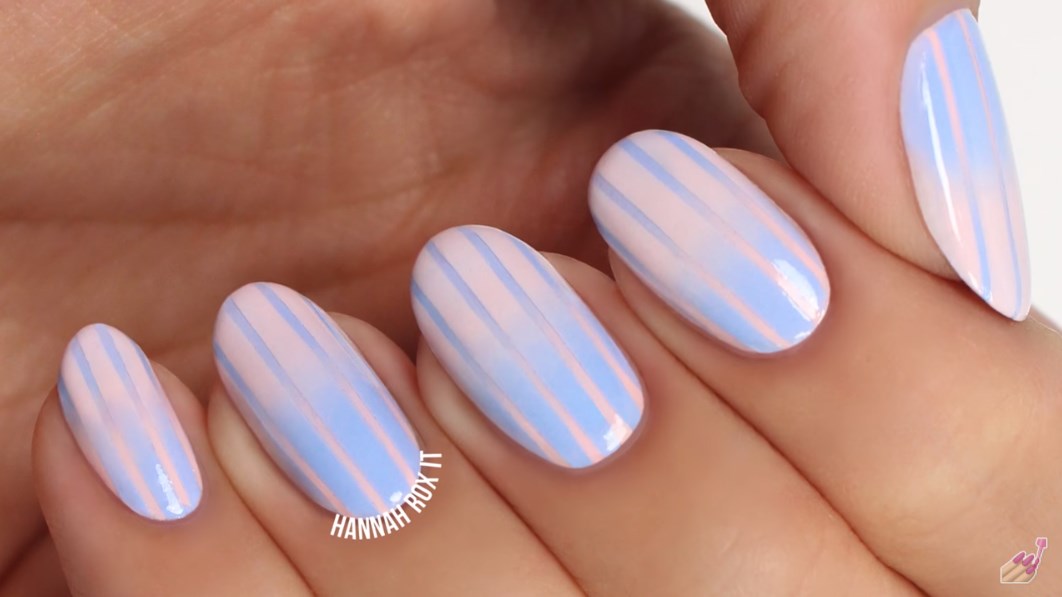 Easy Striped Nail Tutorial You Need To Do ASAP