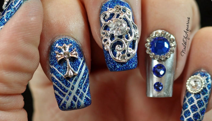 20 Fab Aquarius Nails That Will Surely Win Your Heart
