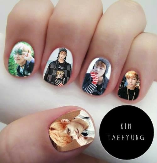 28 BTS Nails That Are Taking Over The Internet | Nail Design Ideaz