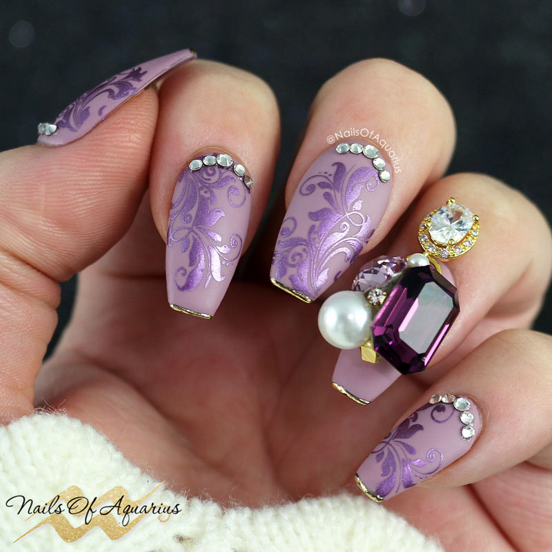40 Sophisticated Purple Nail Art