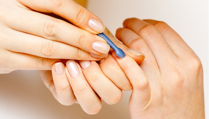  Push your cuticles back 